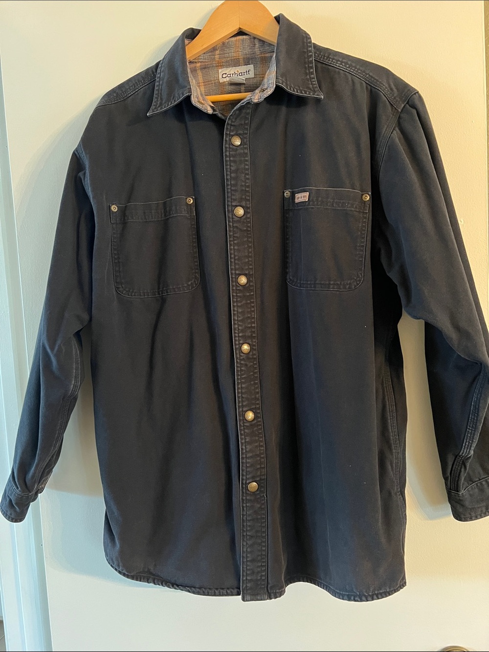 Carhartt Men's black Shirt Jacket sz large